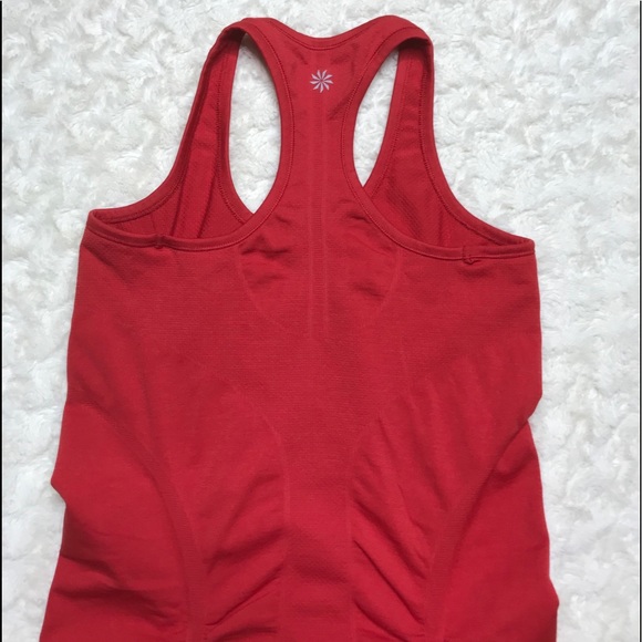 Athleta Red Ruched Tank - Picture 5 of 5